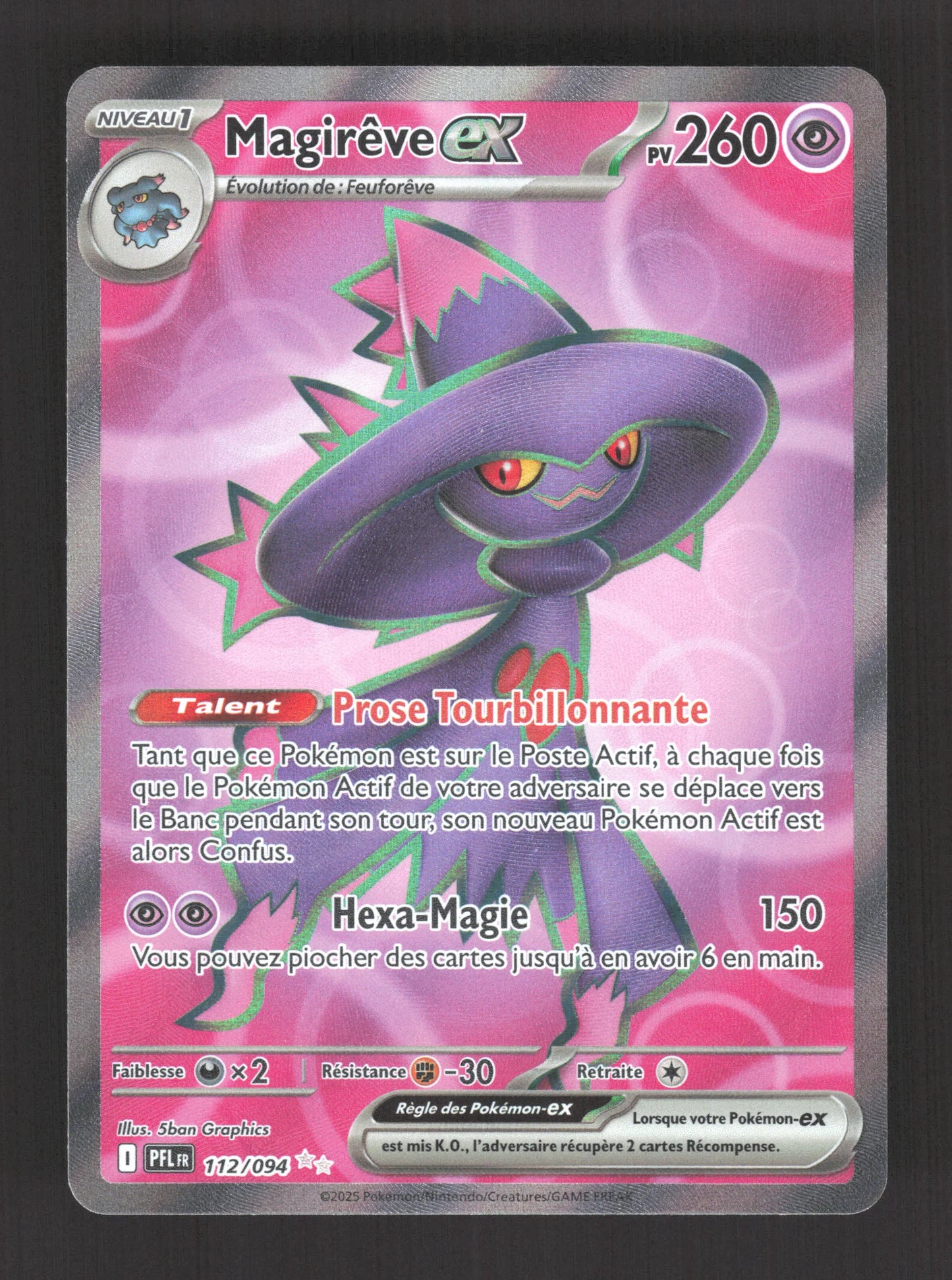 112/094 Magireve EX - Flammes Fantasmagoriques