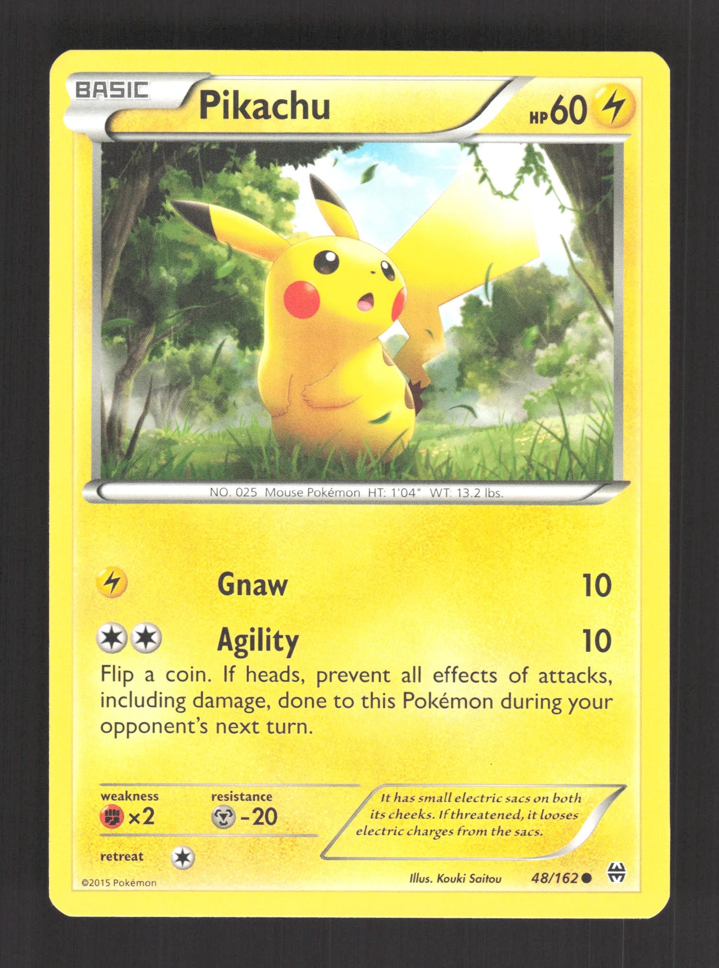 48/162 Pikachu CO - Anglais