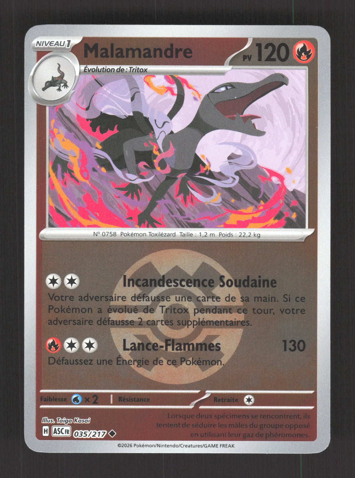 035/217 Malamandre POKEBALL - Héros Transcendants
