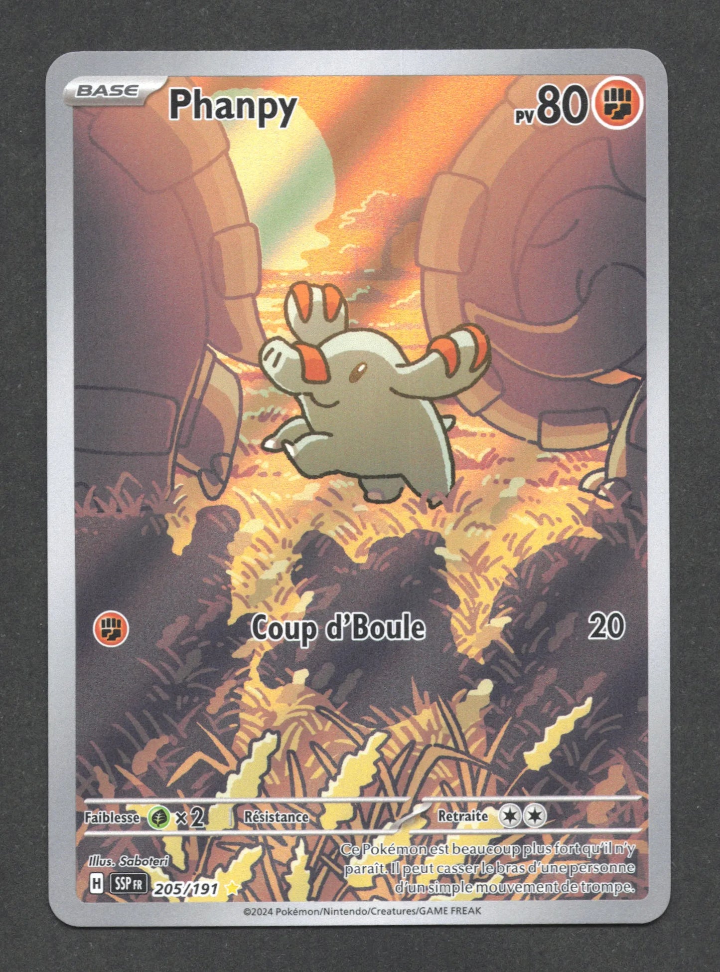 205/191 Phanpy AR - Étincelles Déferlantes