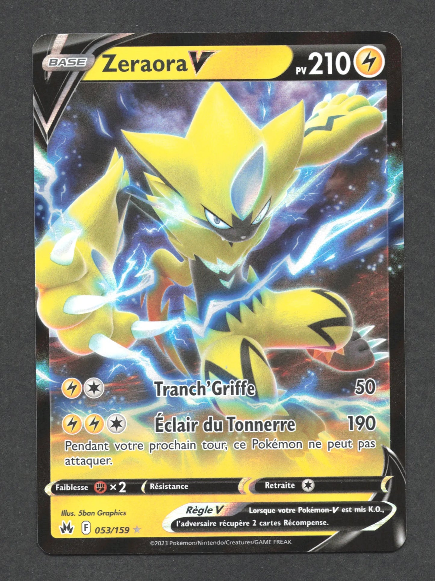 053/159 Zeraora V - Zénith Suprême