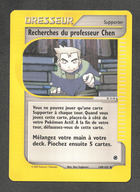 149/165 Recherches du Professeur Chen DRESSEUR - Expedition
