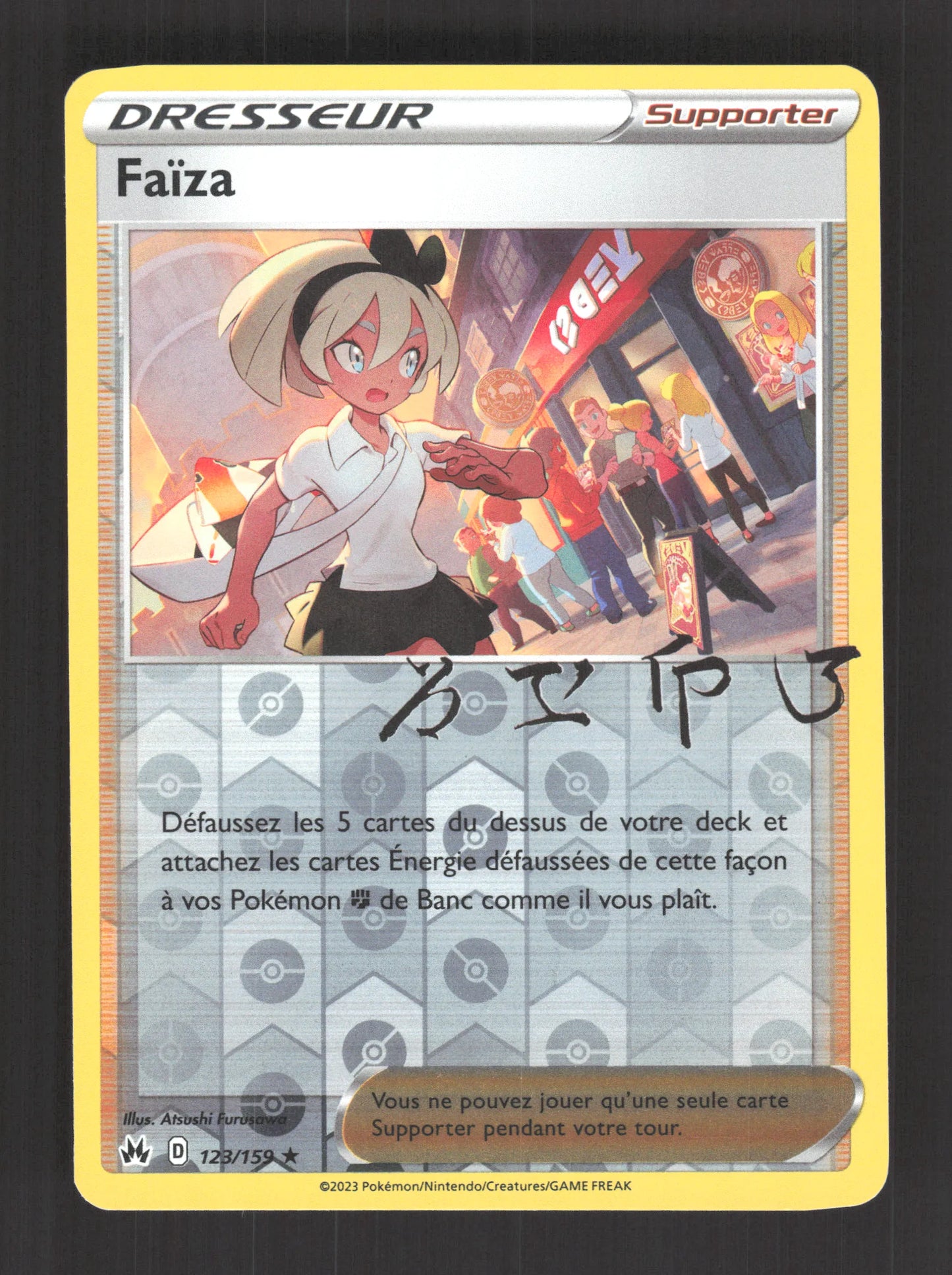 123/159 Faiza DRESSEUR - Zénith Suprême