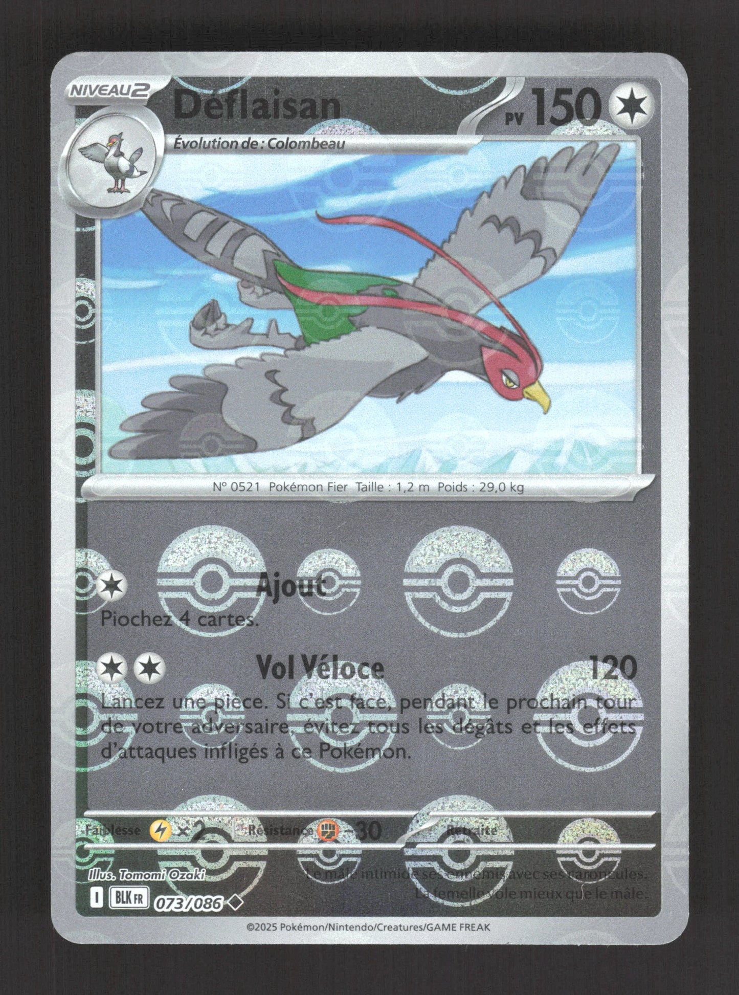073/086 Deflaisan POKEBALL - Foudre Noire