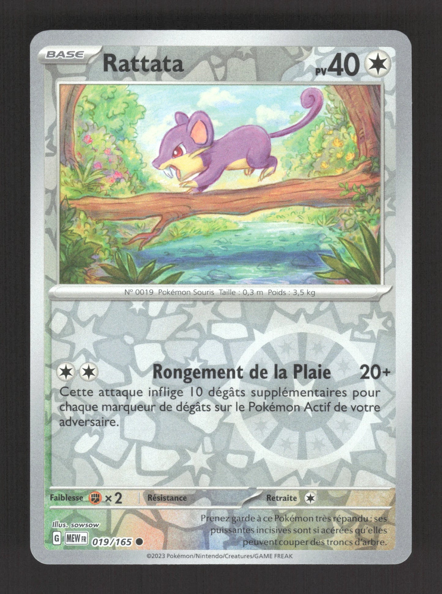 019/165 Rattata REVERSE - 151