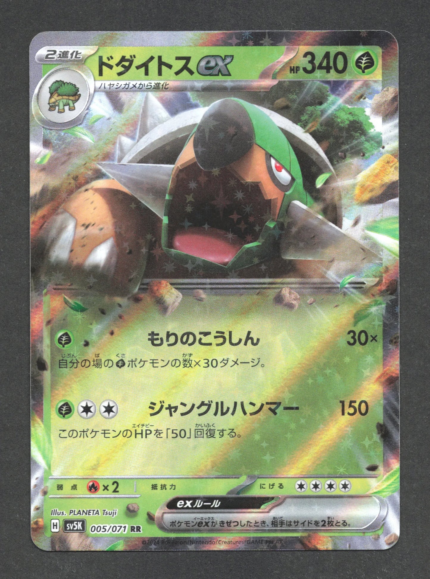 005/071 Torterra EX JP - Wild Force