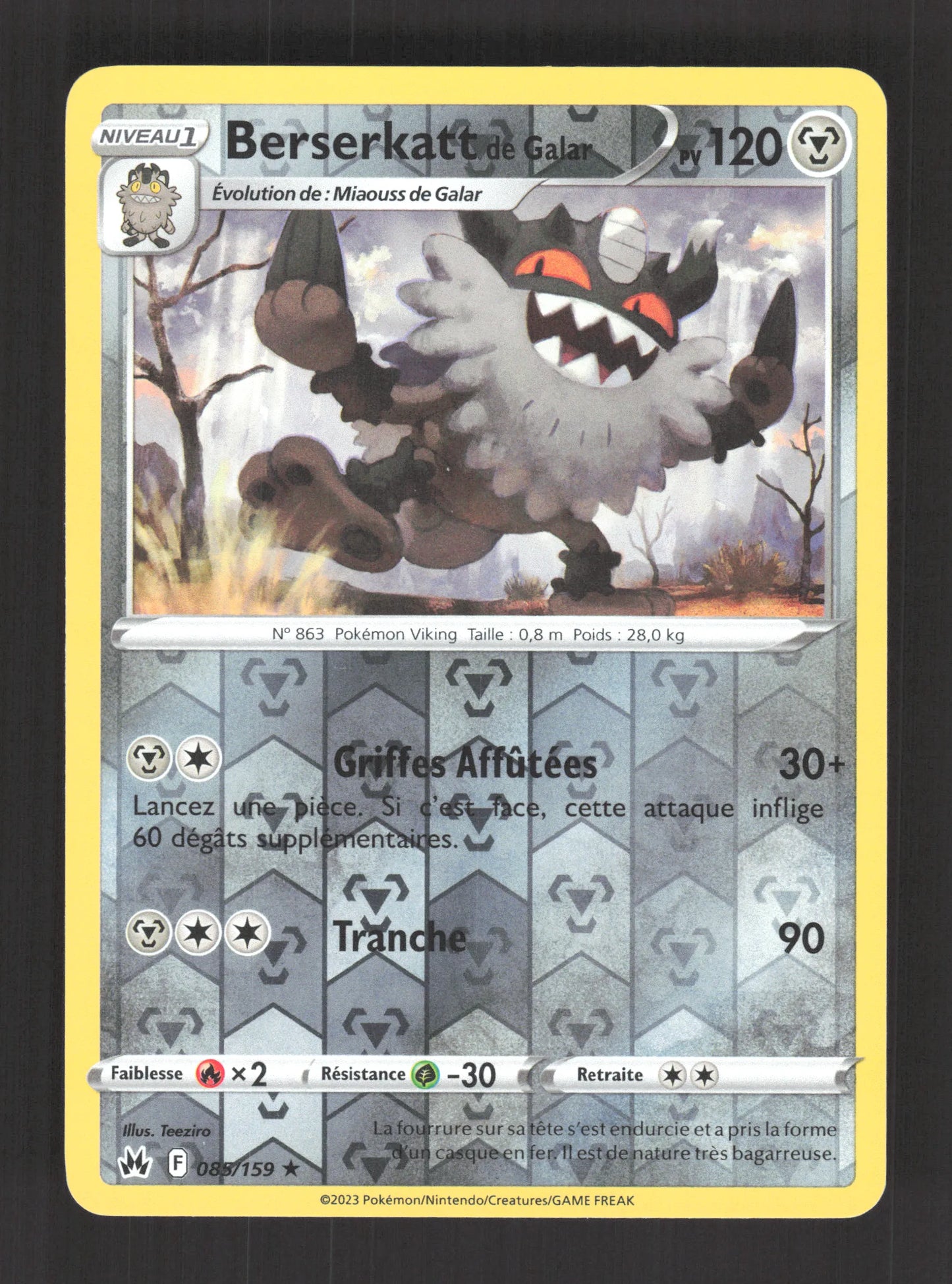 085/159 Berserkatt REVERSE - Zénith Suprême
