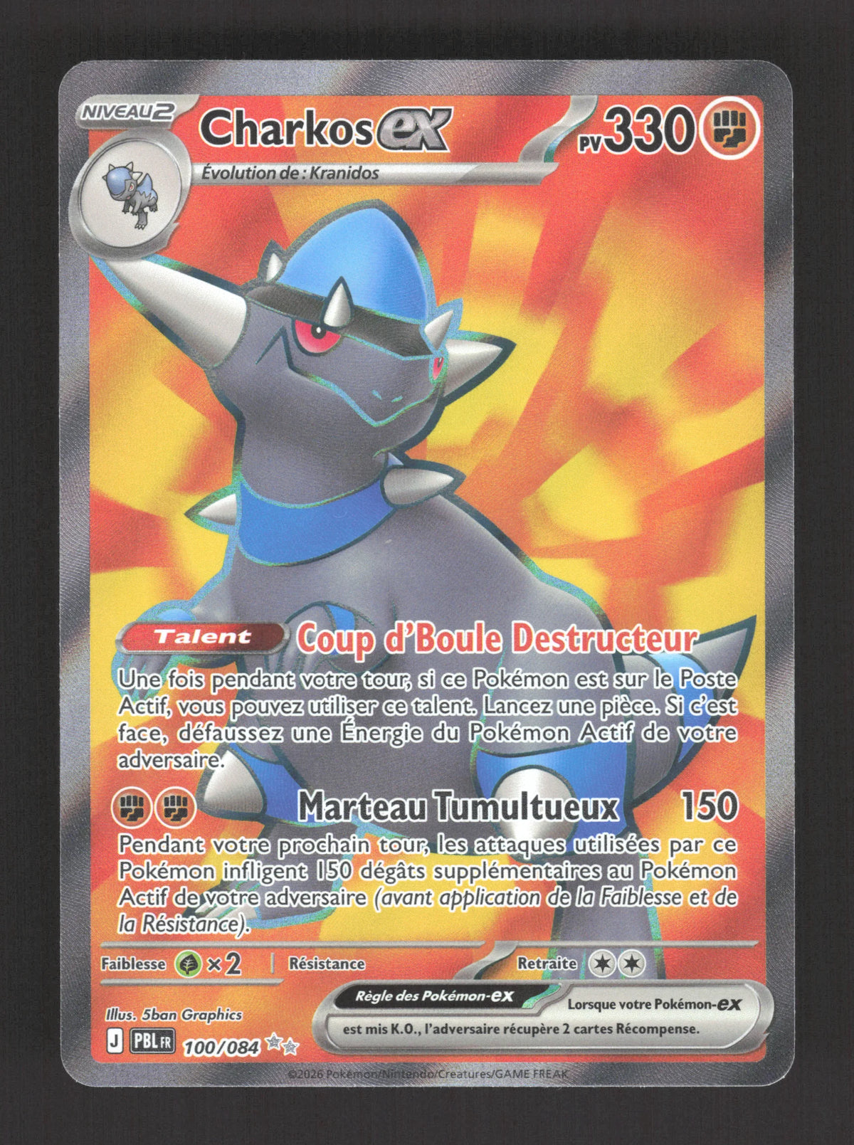 100/084 Charkos EX - Nuit Noire