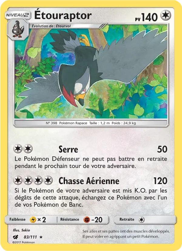 83/111 Etouraptor REVERSE - Invasion Carmin
