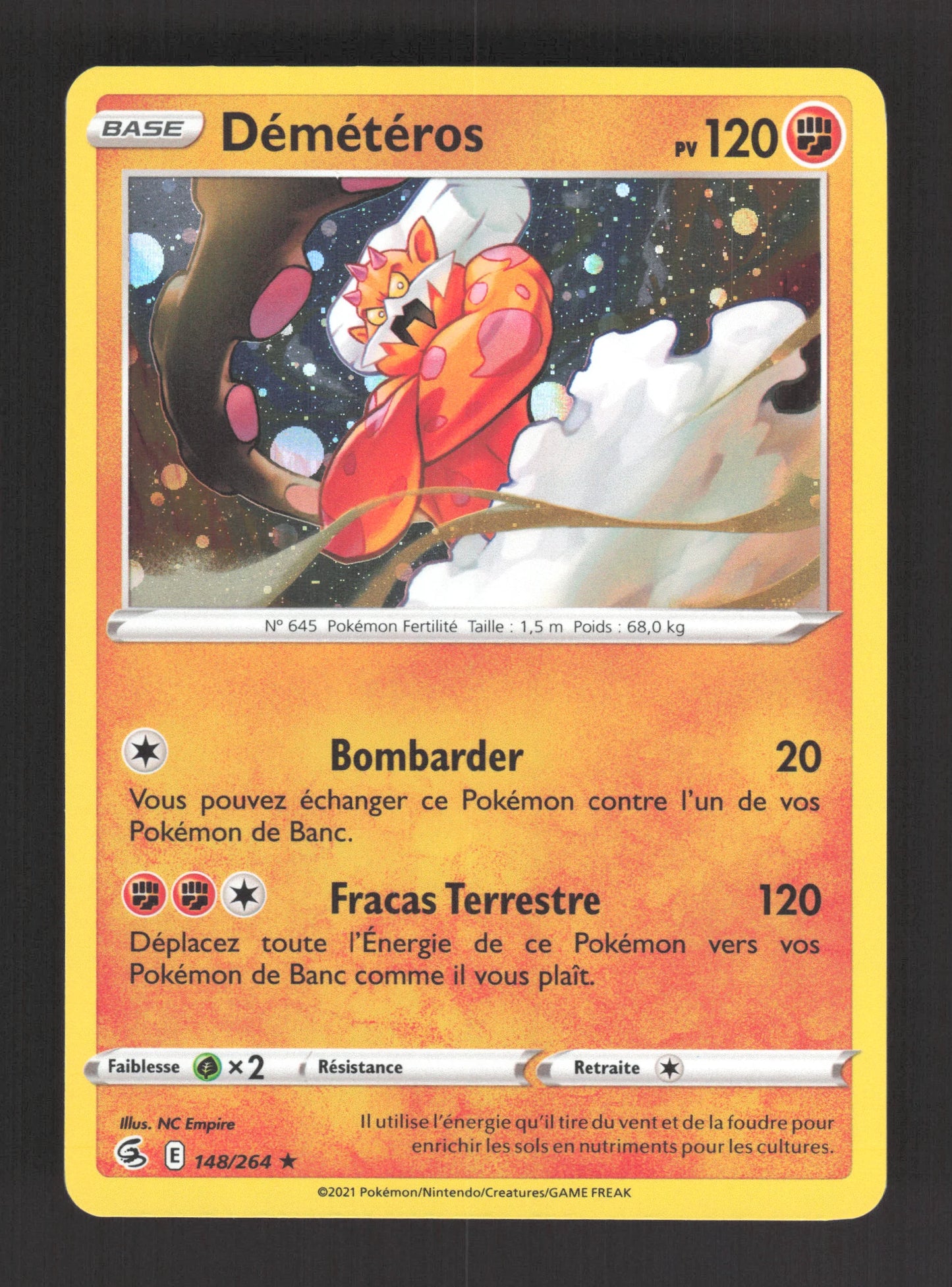 148/264 Demeteros HOLO COSMOS - Poing de Fusion