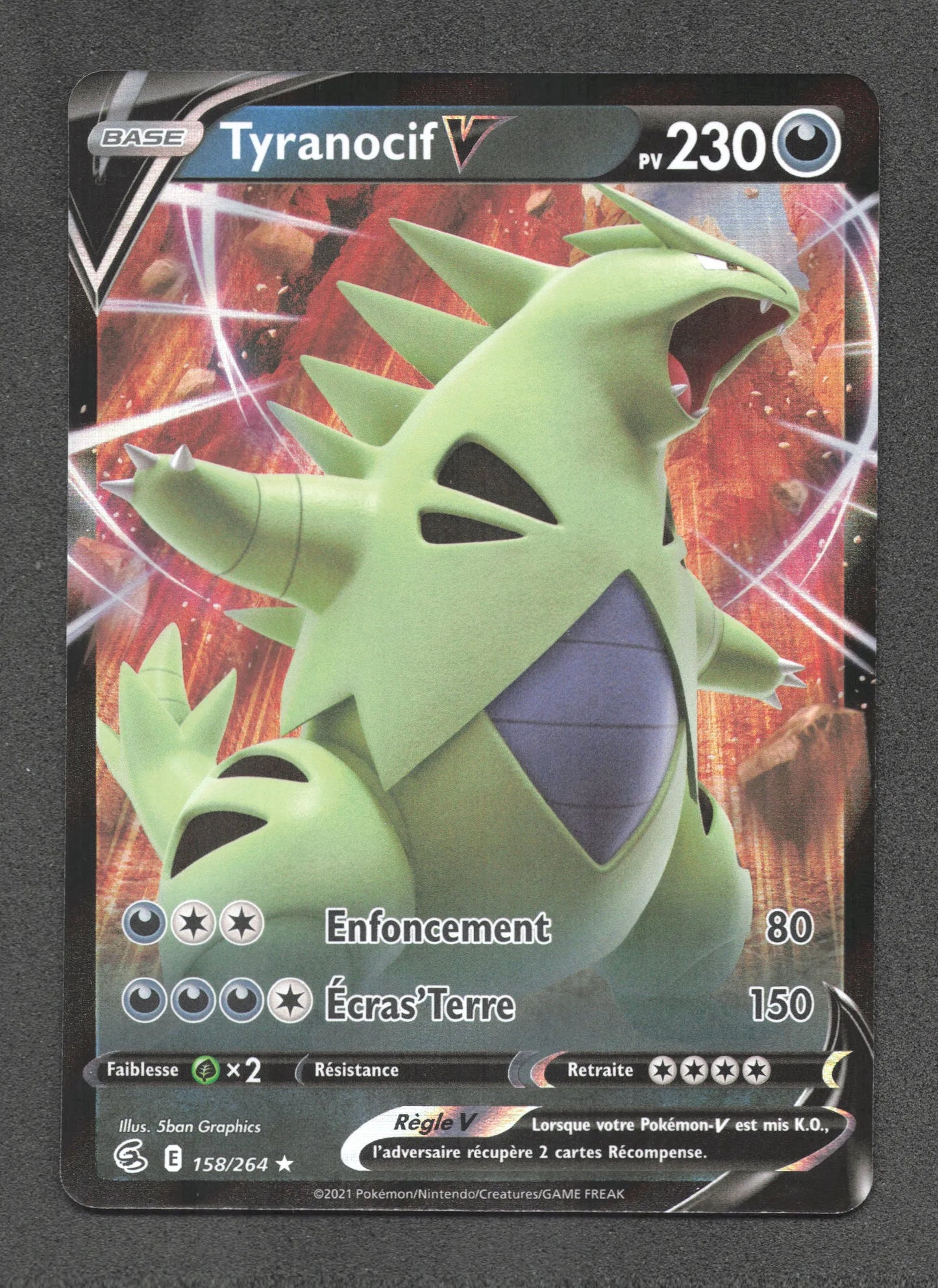 158/264 Tyranocif V - Poing de Fusion