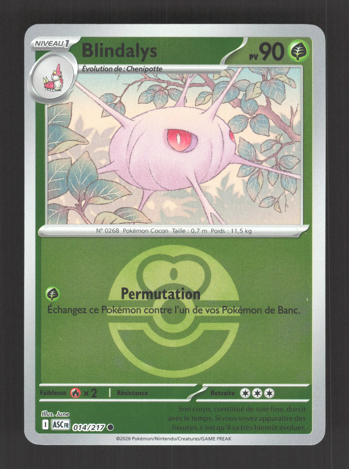 014/217 Blindalys POKEBALL - Héros Transcendants