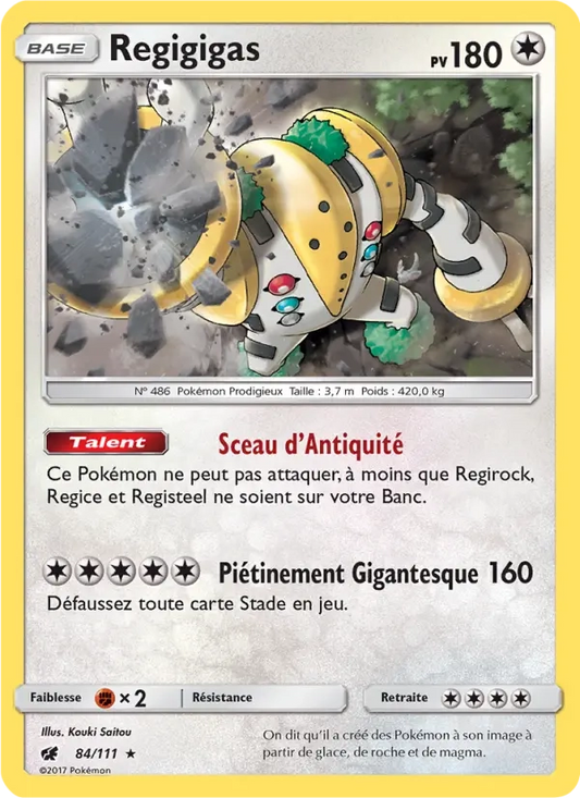 84/111 Regigigas HOLO - Invasion Carmin