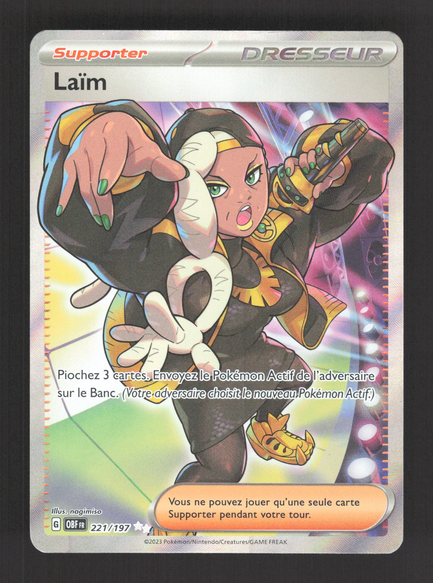 221/197 Laim DRESSEUR - Flammes Obsidiennes