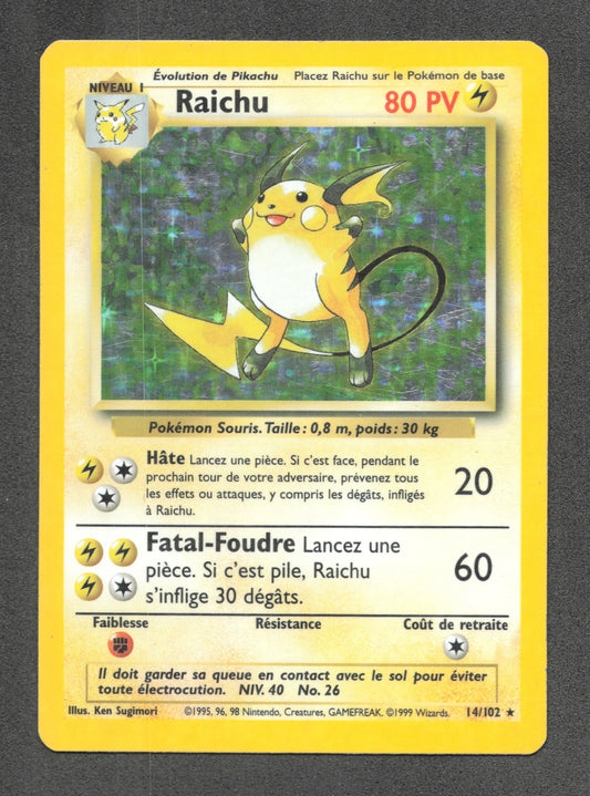 14/102 Raichu HOLO - Set de Base