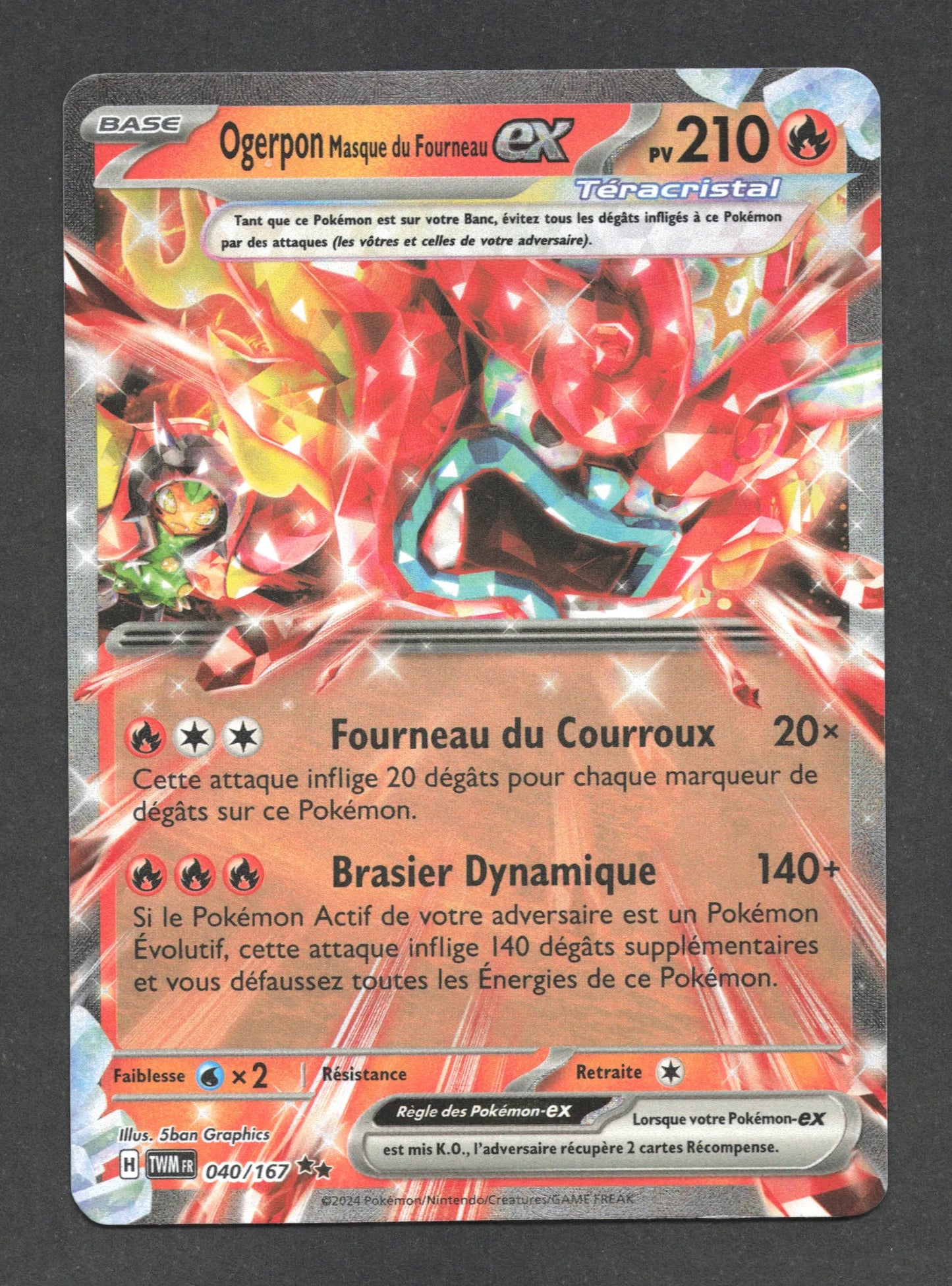 040/167 Ogerpon EX - Mascarade Crépusculaire