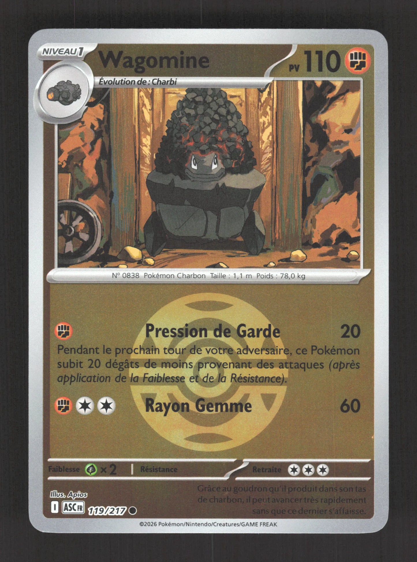 119/217 Wagomine POKEBALL - Héros Transcendants