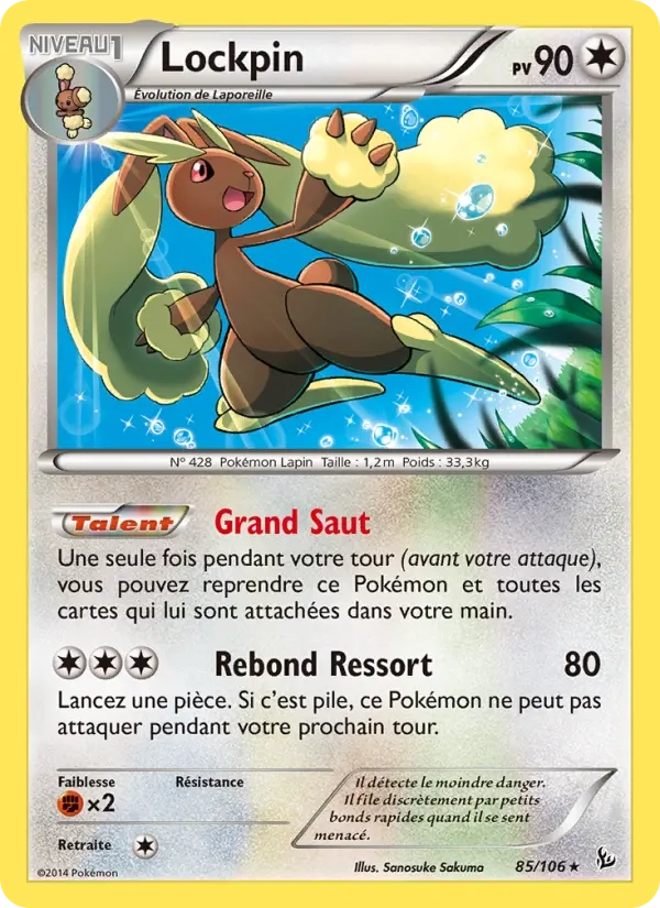 85/106 Lockpin REVERSE - Étincelles