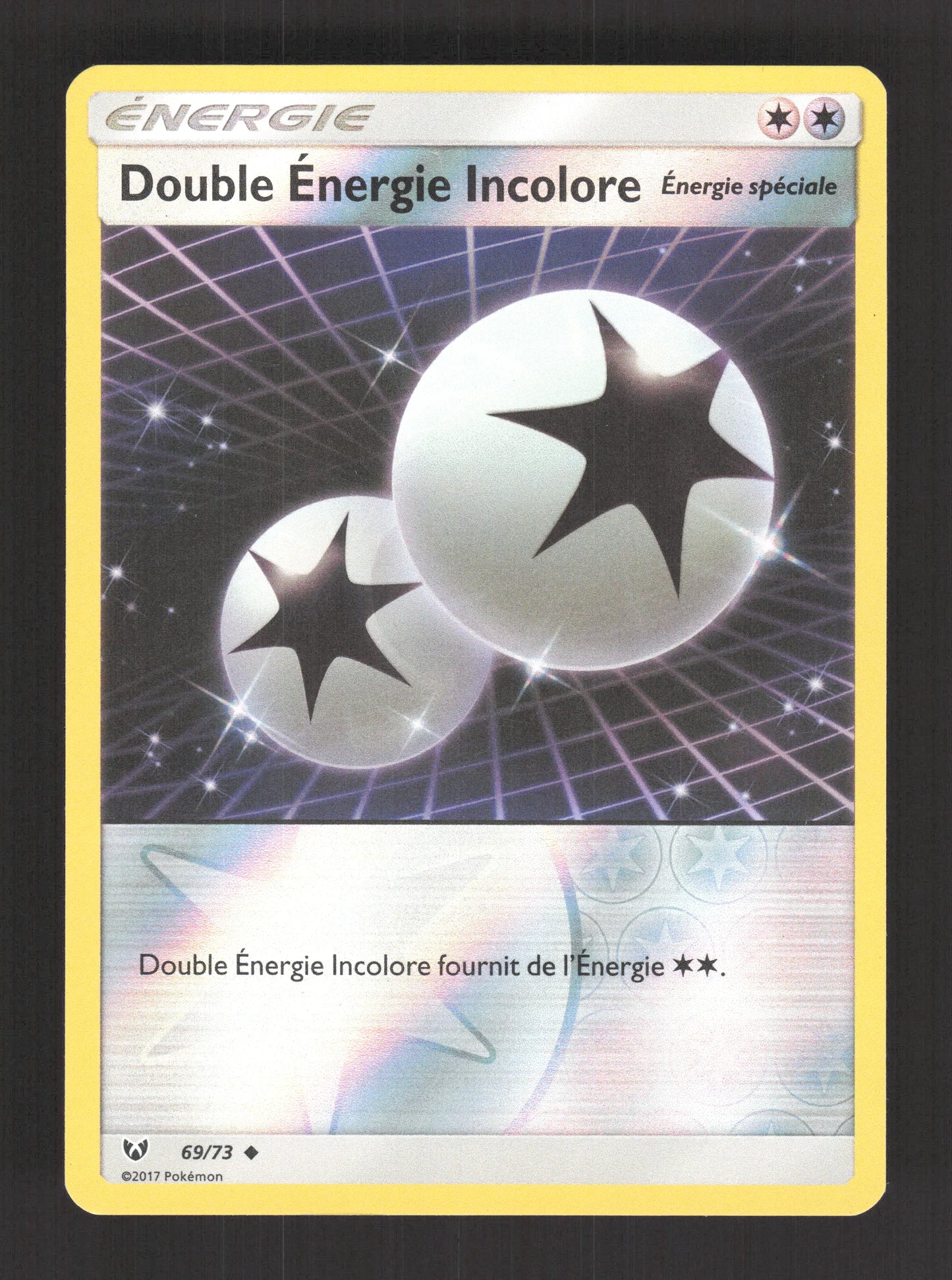 69/73 Double Energie Incolore REVERSE - Légendes Brillantes