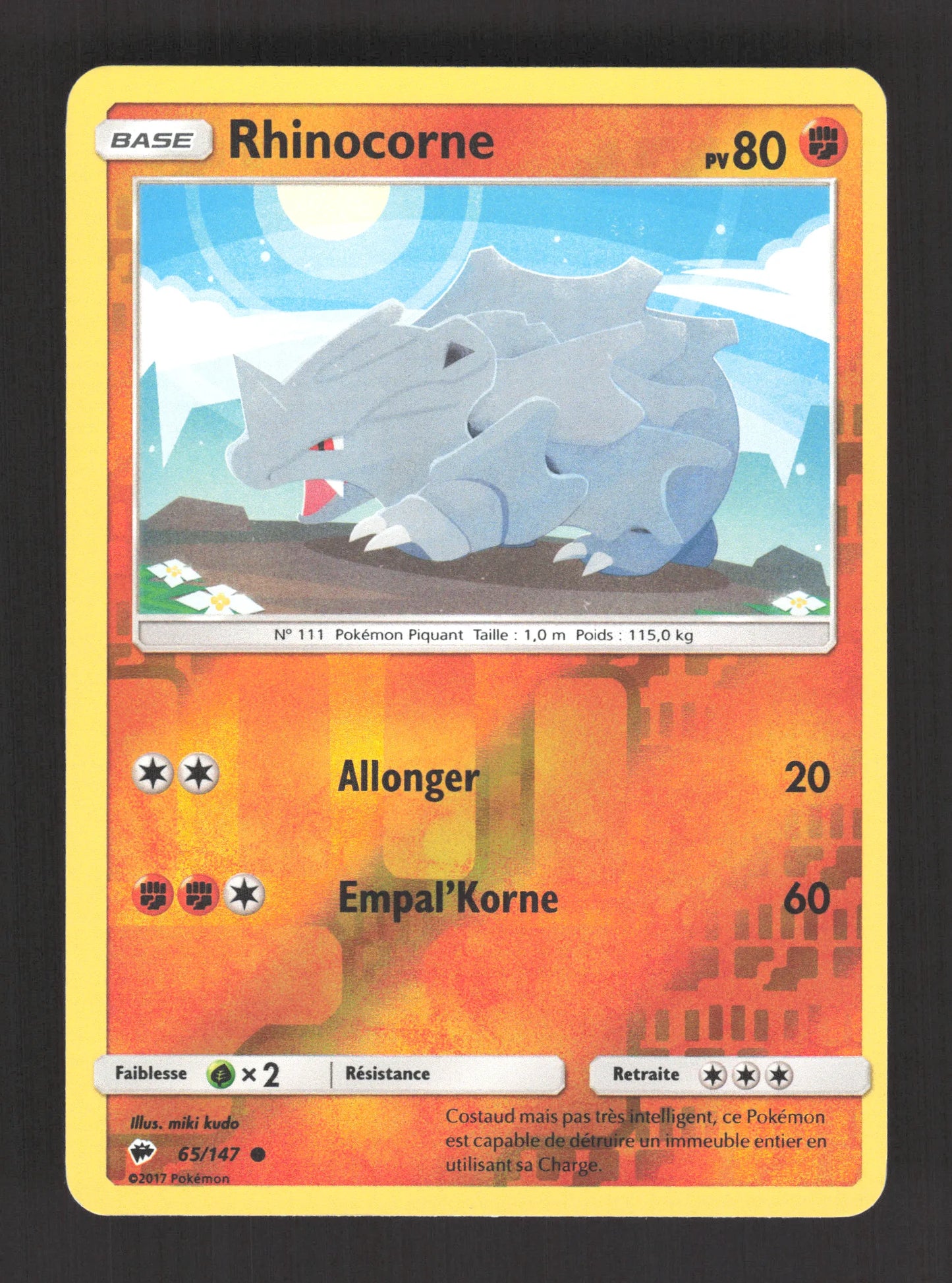 65/147 Rhinocorne REVERSE - Ombres Ardentes