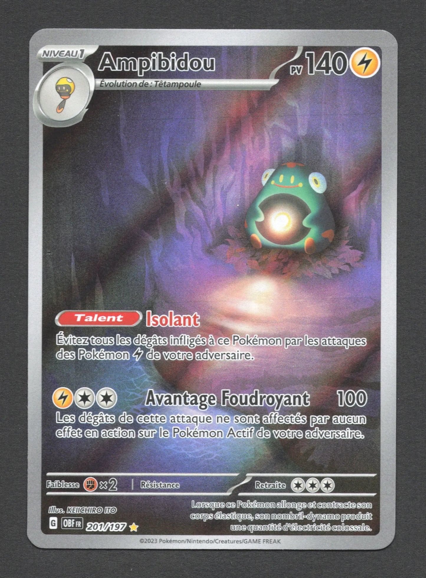 201/197 Ampibidou AR - Flammes Obsidiennes