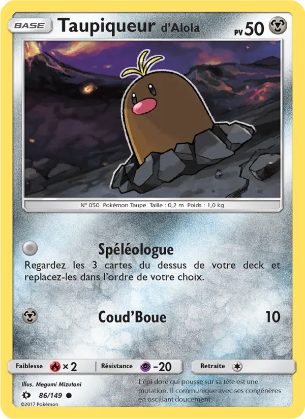 86/149 Taupiqueur REVERSE - Soleil et Lune
