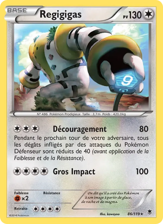 86/119 Regigigas HOLO - Vigueur Spectrale