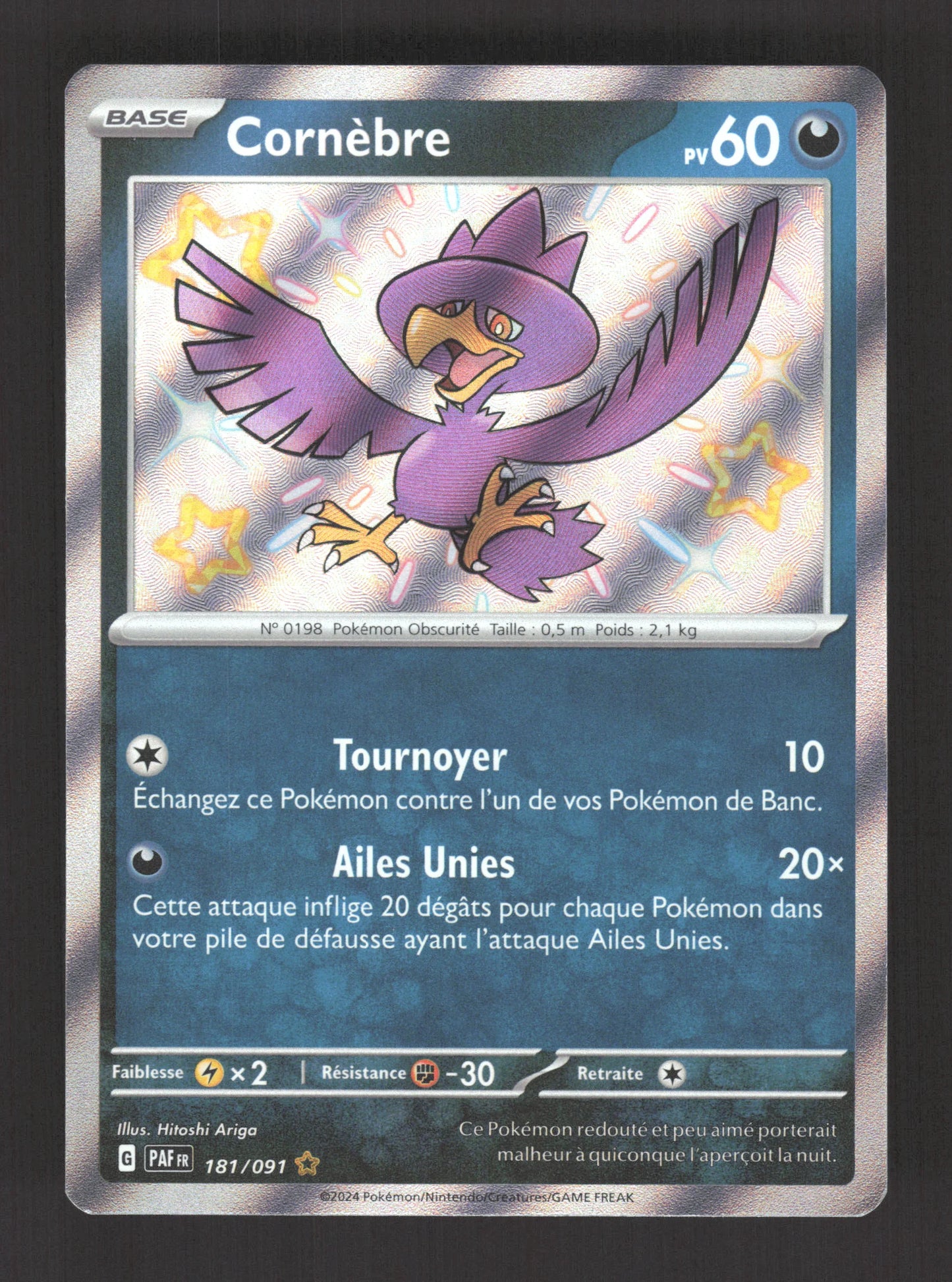 181/091 Cornebre SHINY - Destinées de Paldea