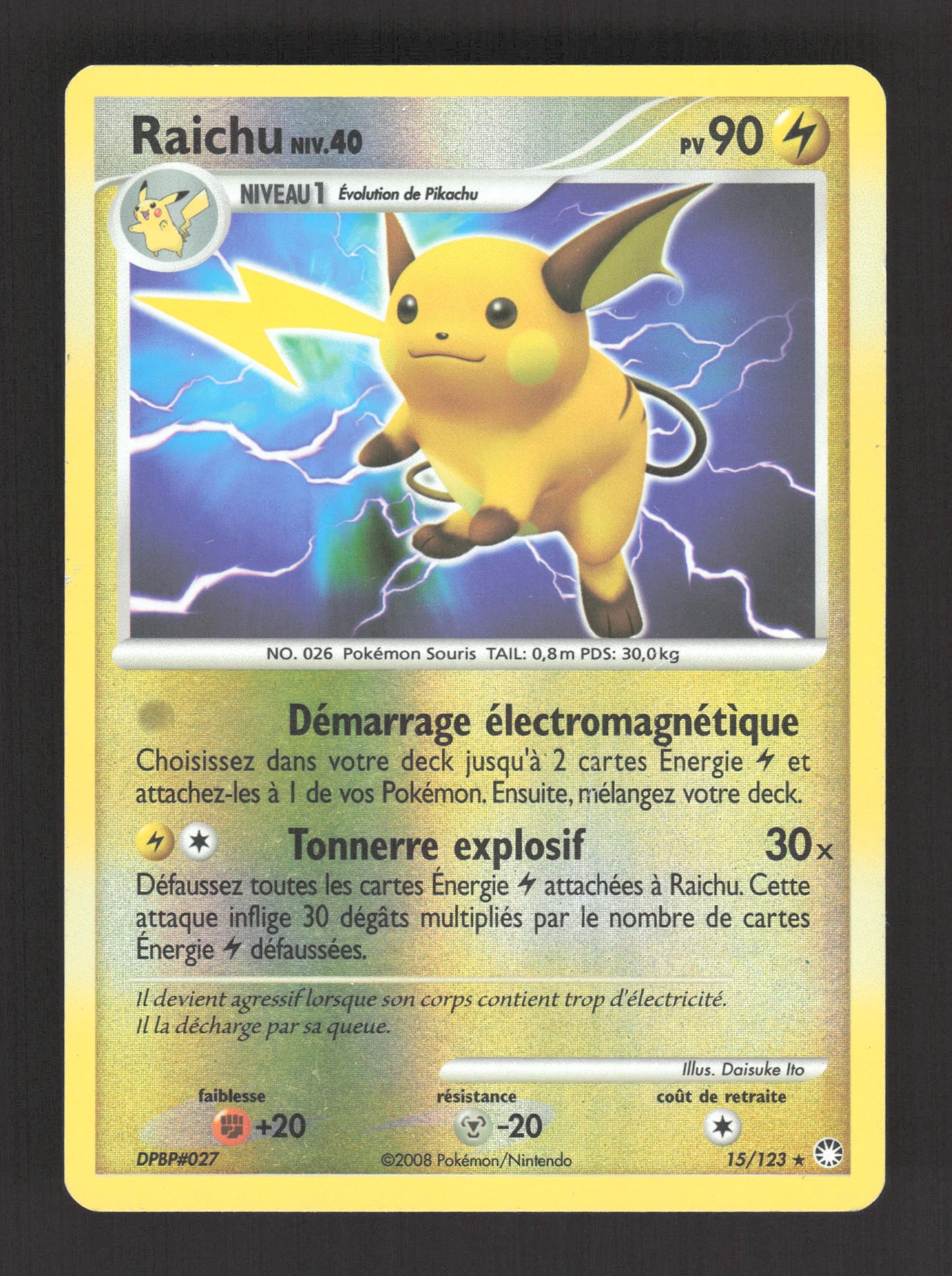 15/123 Raichu REVERSE - Trésors Mystérieux