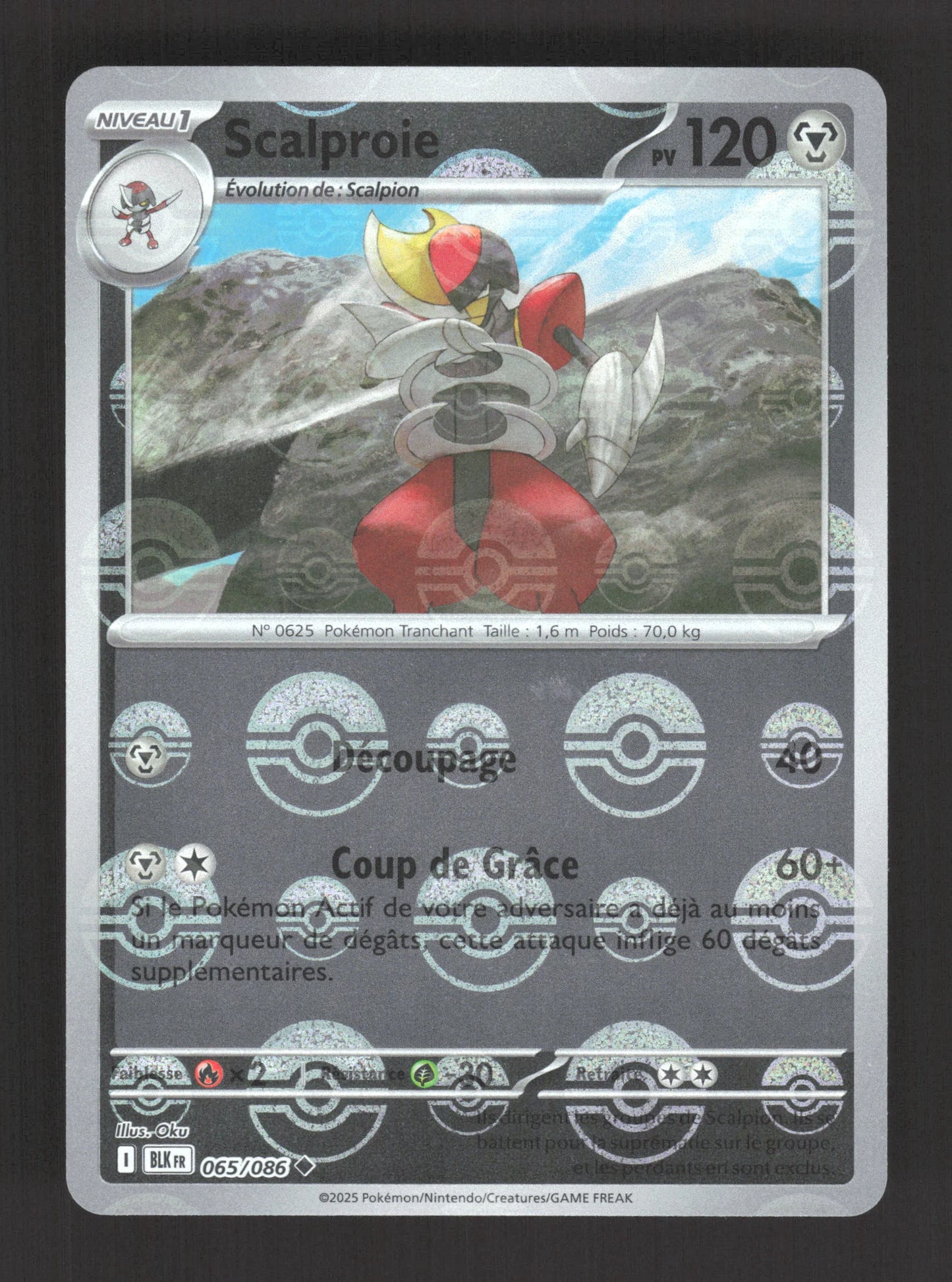 065/086 Scalproie POKEBALL - Foudre Noire