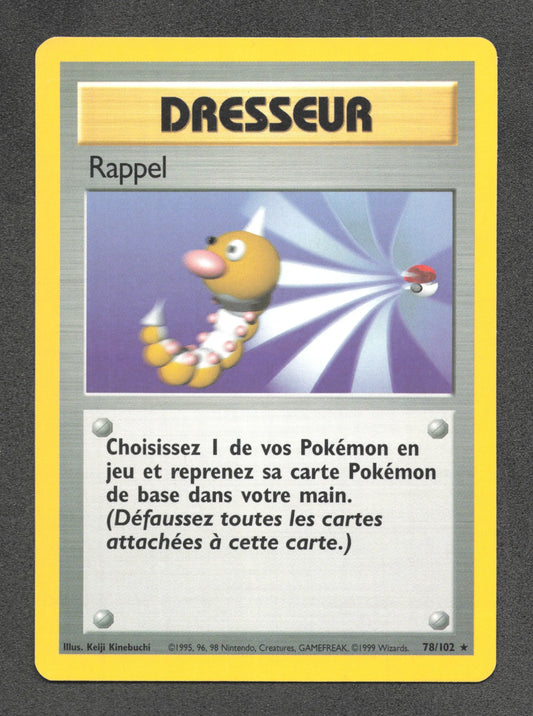 78/102 Rappel DRESSEUR - Set de Base