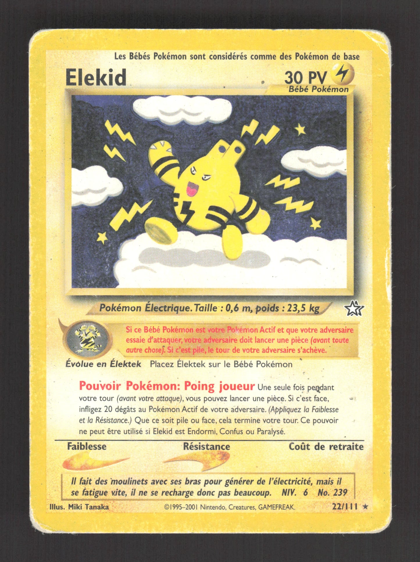 22/111 Elekid RARE - Neo Genesis