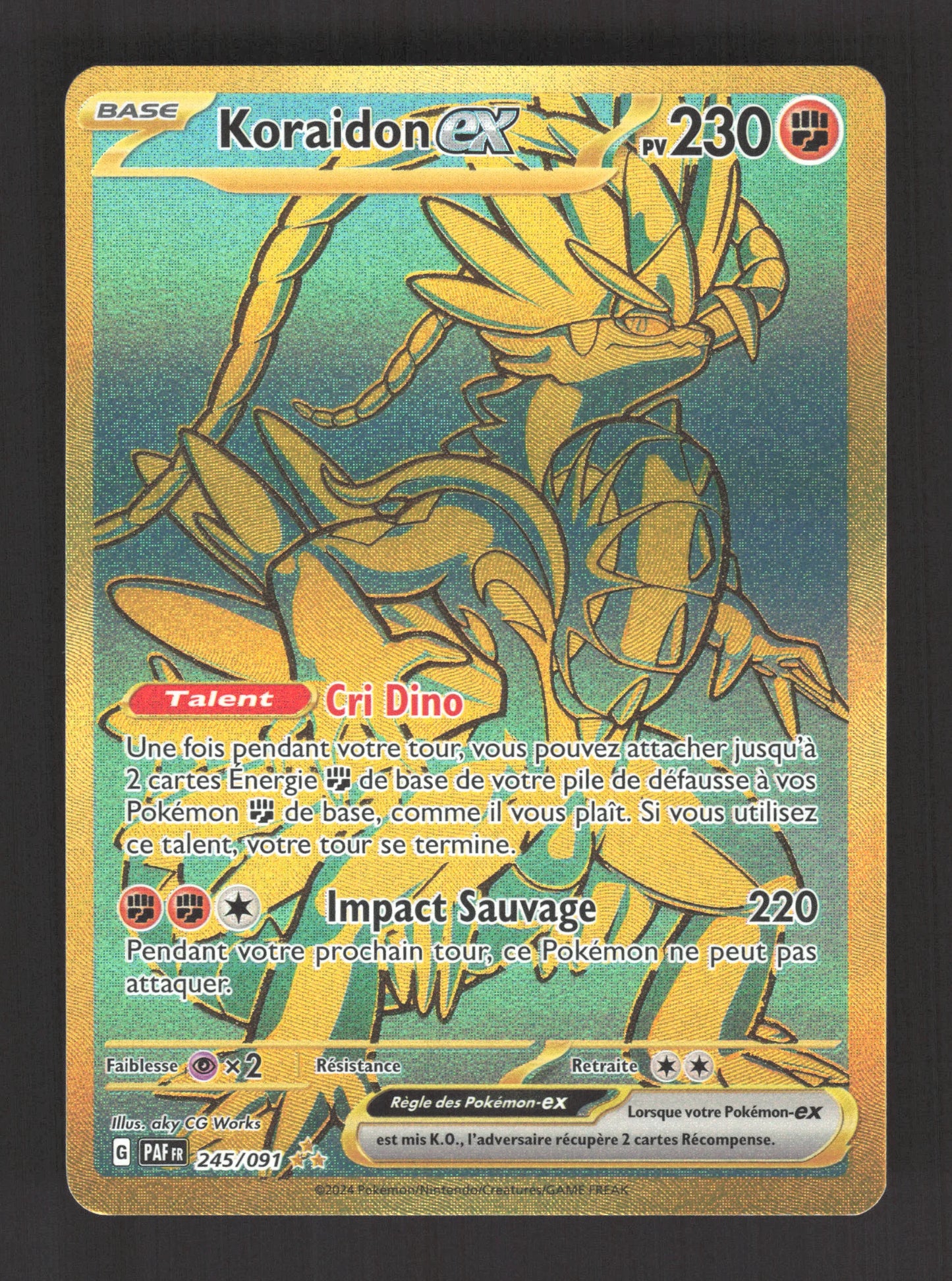 245/091 Koraidon EX - Destinées de Paldea