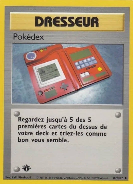 87/102 Pokedex DRESSEUR - Set de Base
