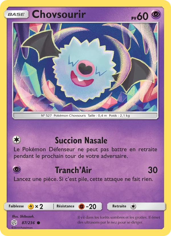 87/236 Chovsourir REVERSE - Éclipse Cosmique