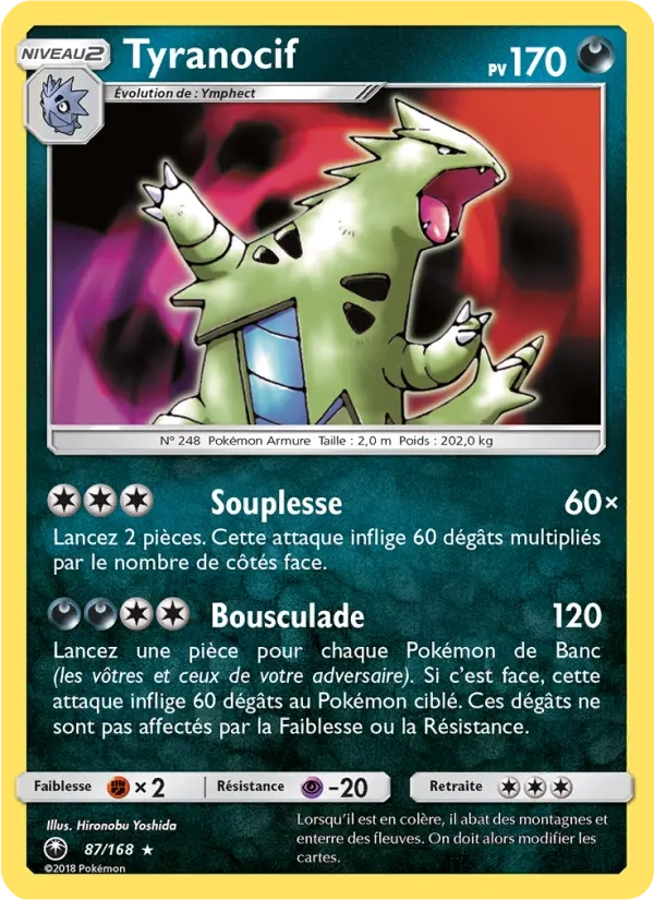87/168 Tyranocif HOLO - Tempête Céleste