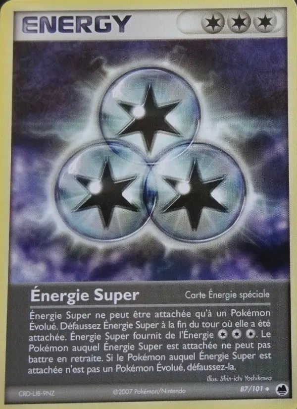 87/101 Energie Super REVERSE STAMP - Île des Dragons