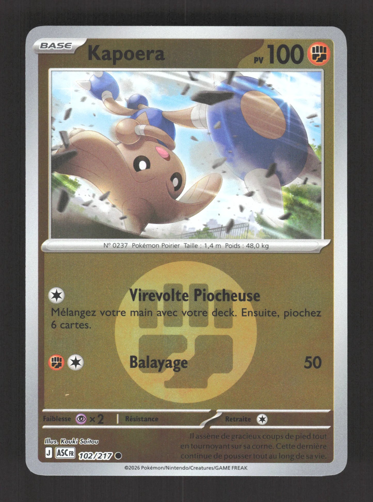 102/217 Kapoera REVERSE ENERGIE - Héros Transcendants