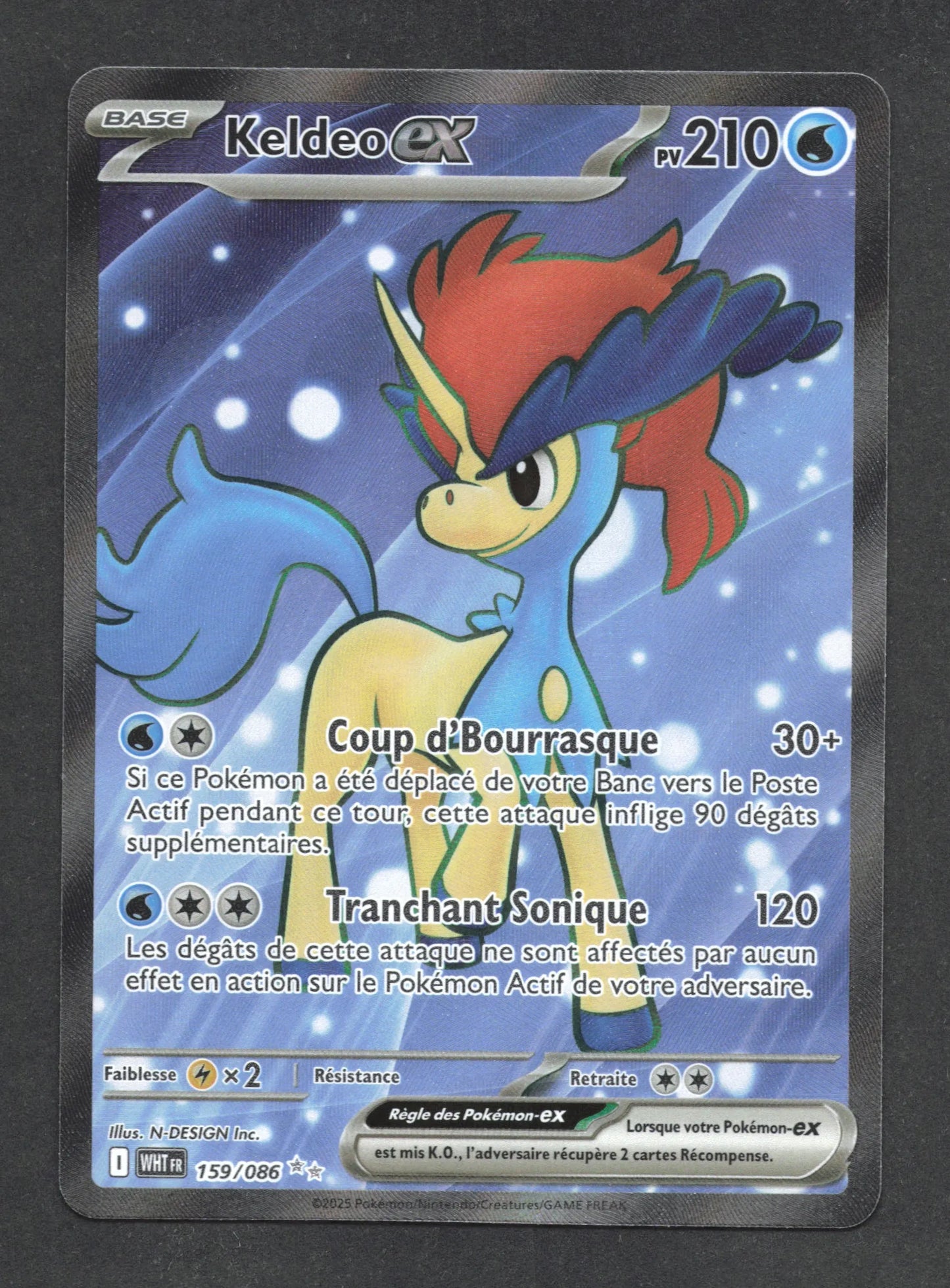 159/086 Keldeo EX - Flamme Blanche