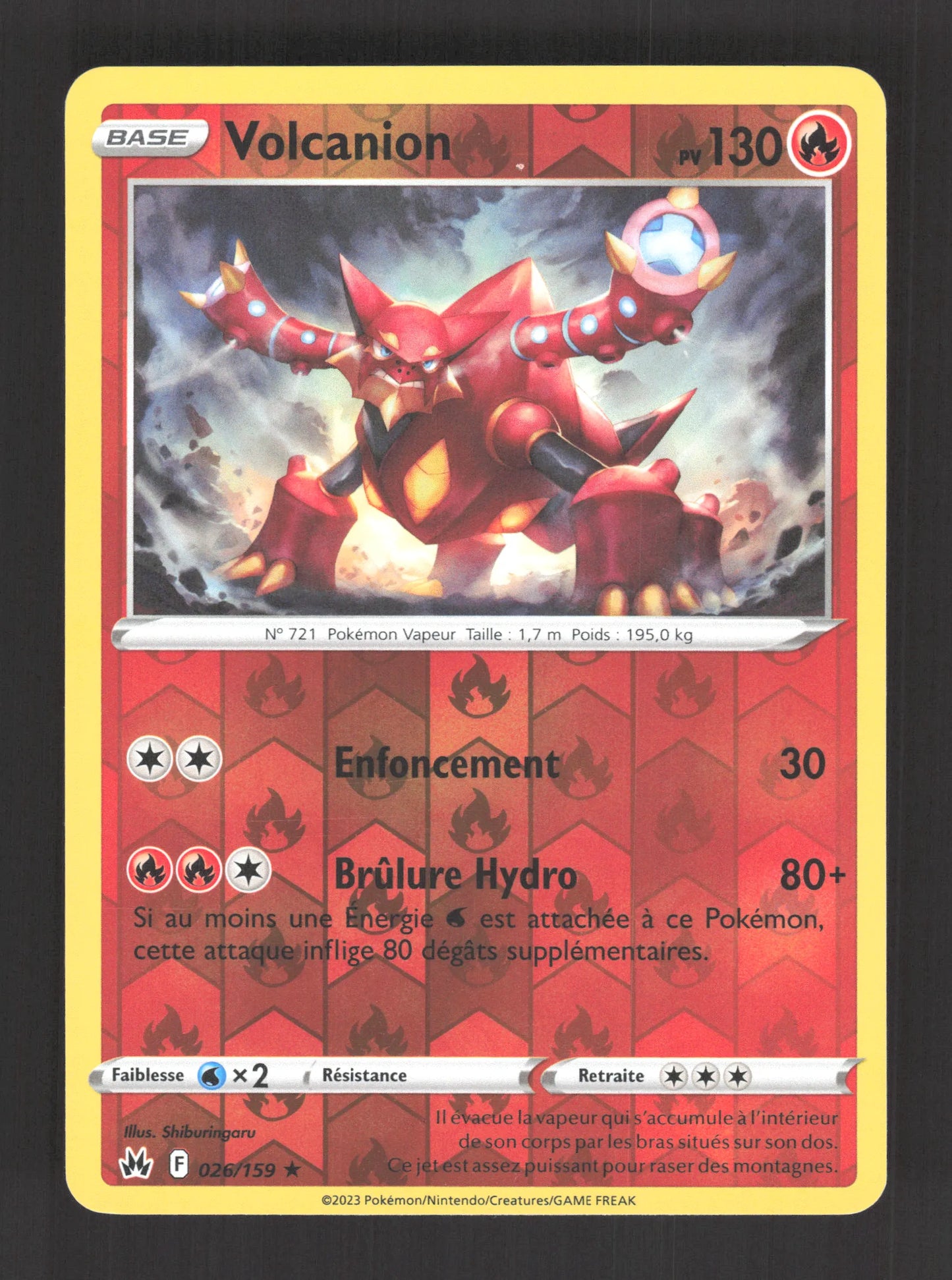 026/159 Volcanion REVERSE - Zénith Suprême