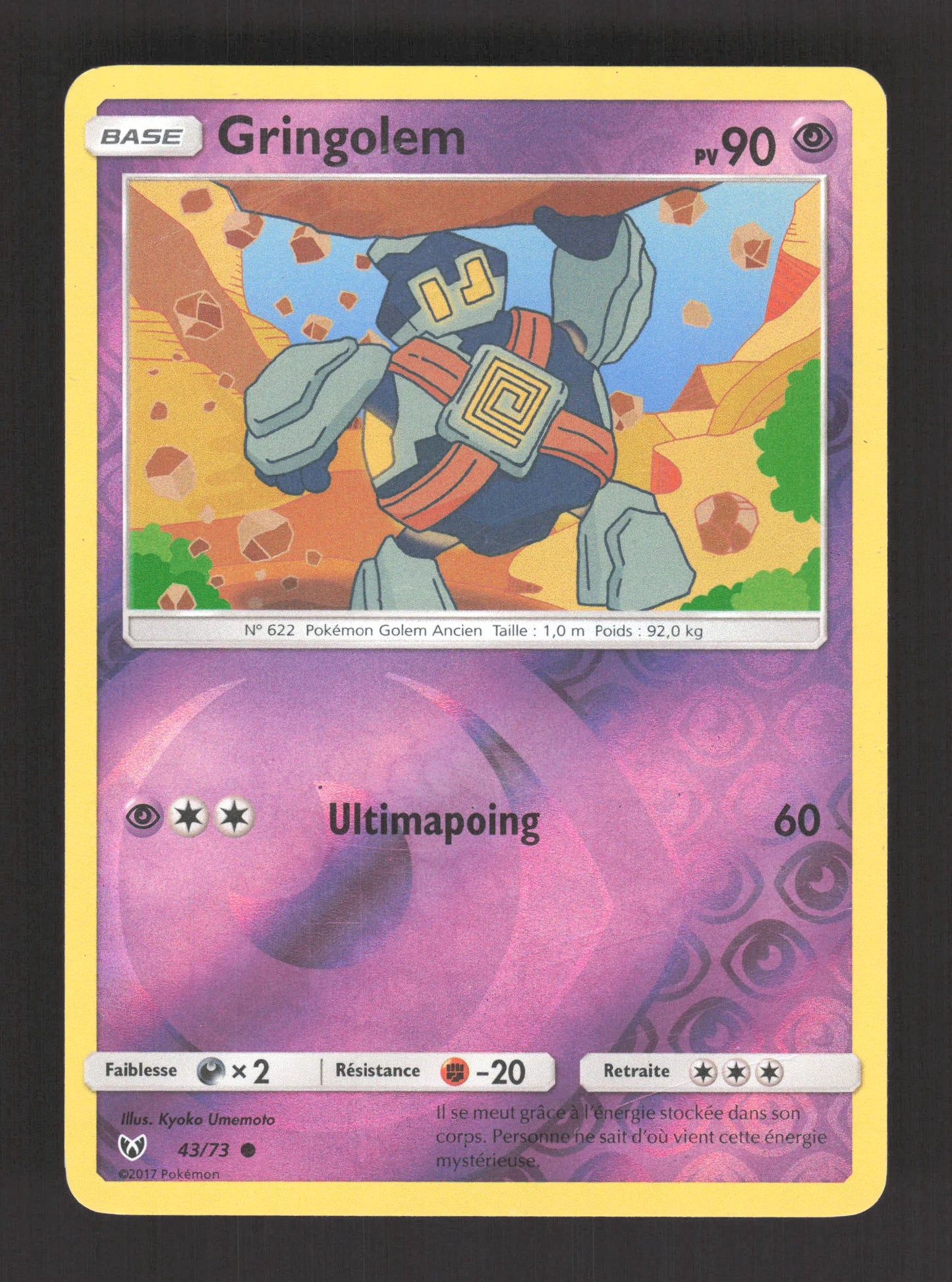 43/73 Gringolem REVERSE - Légendes Brillantes