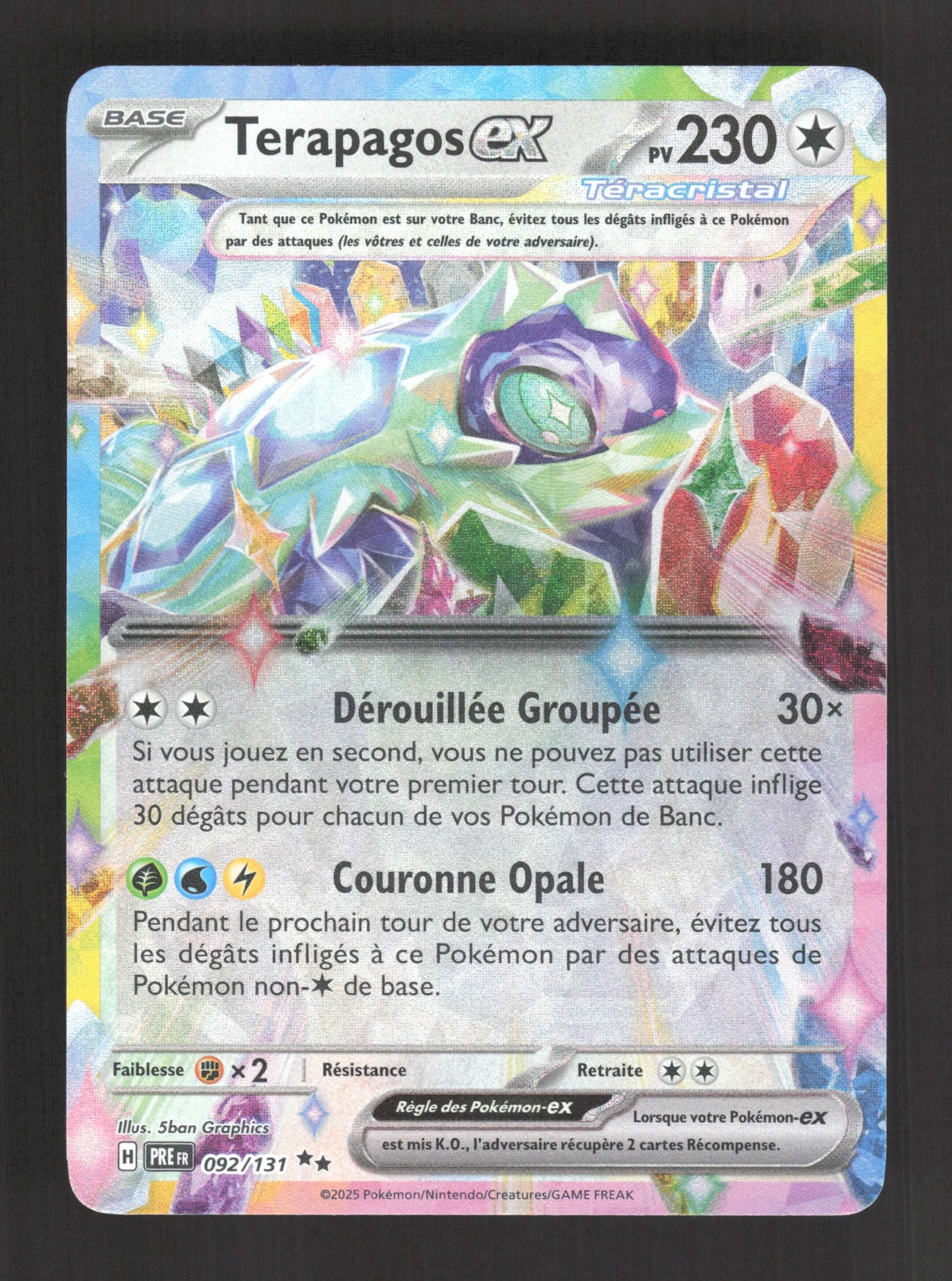 092/131 Terapagos EX - Évolutions Prismatiques