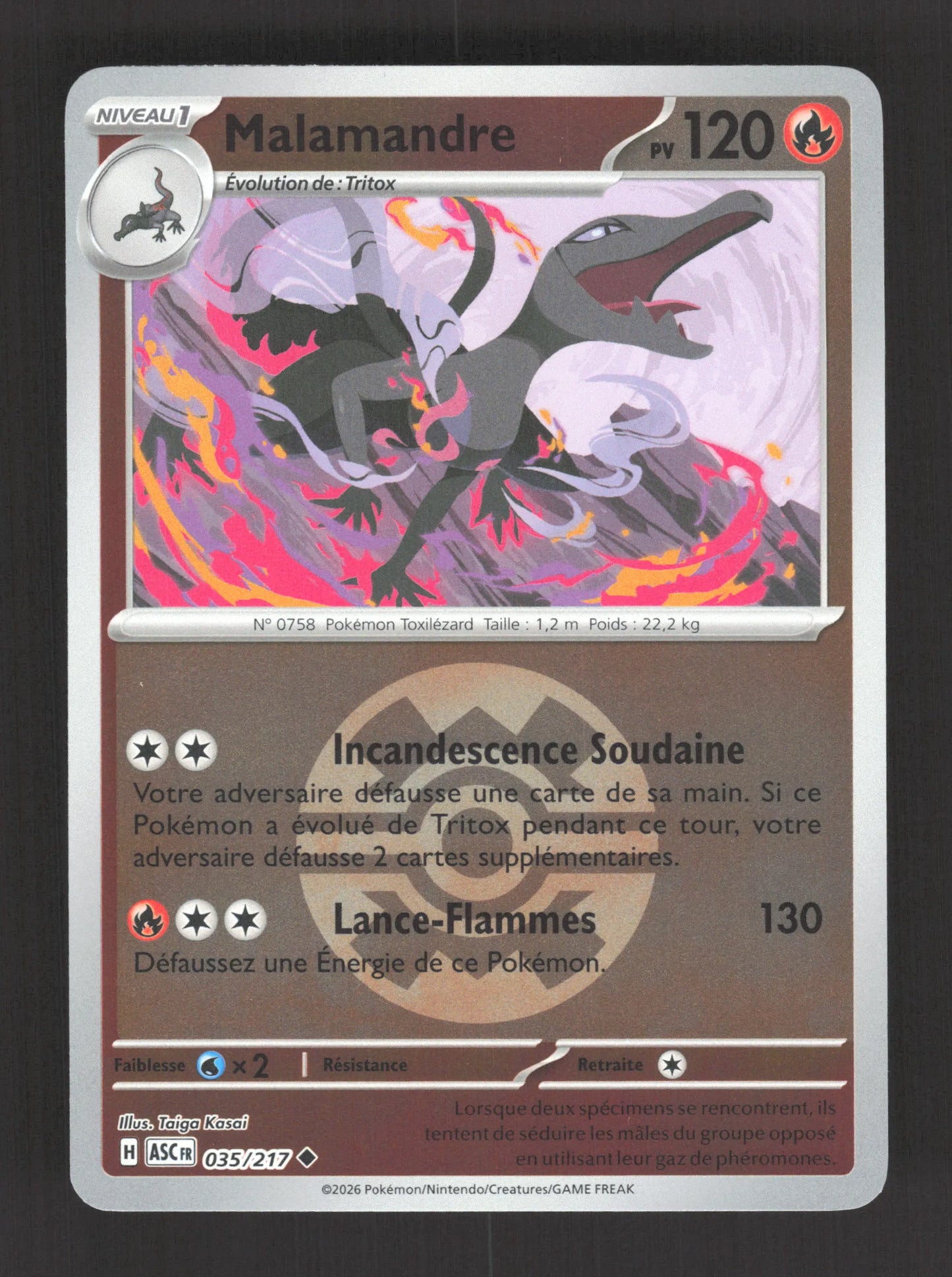 035/217 Malamandre POKEBALL - Héros Transcendants