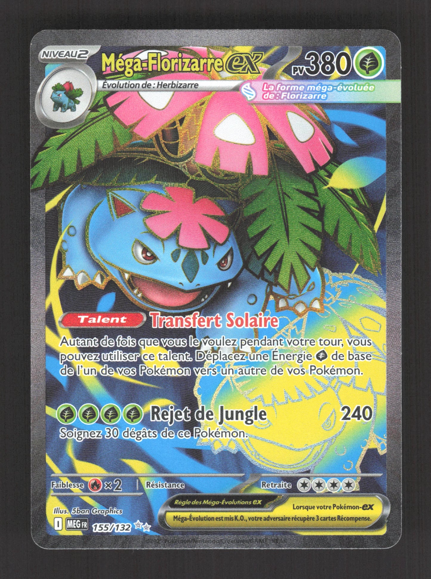 155/132 Mega Florizarre EX - Méga-Évolution