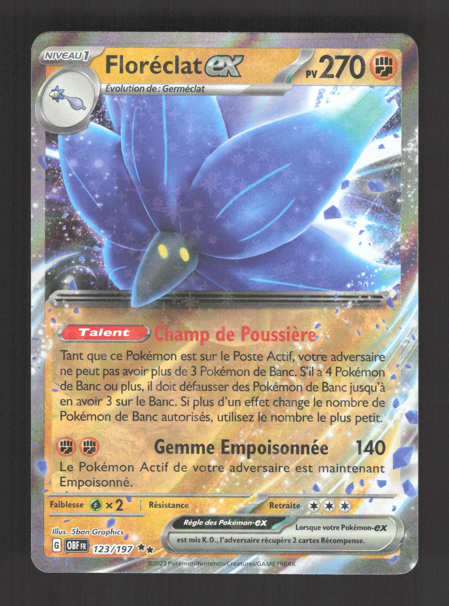 123/197 Floreclat EX - Flammes Obsidiennes