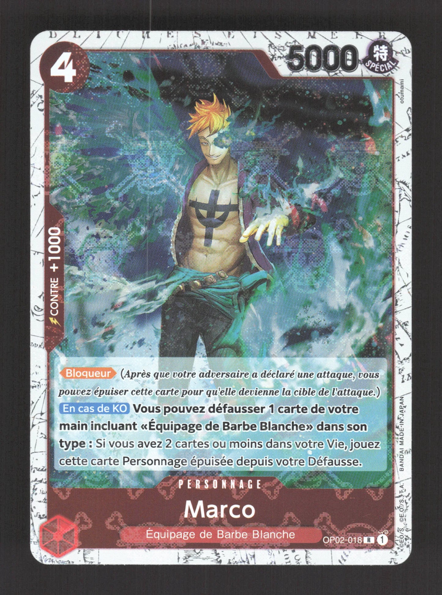 OP02-018-FOIL-SKULL Marco FOIL SKULL - One Piece