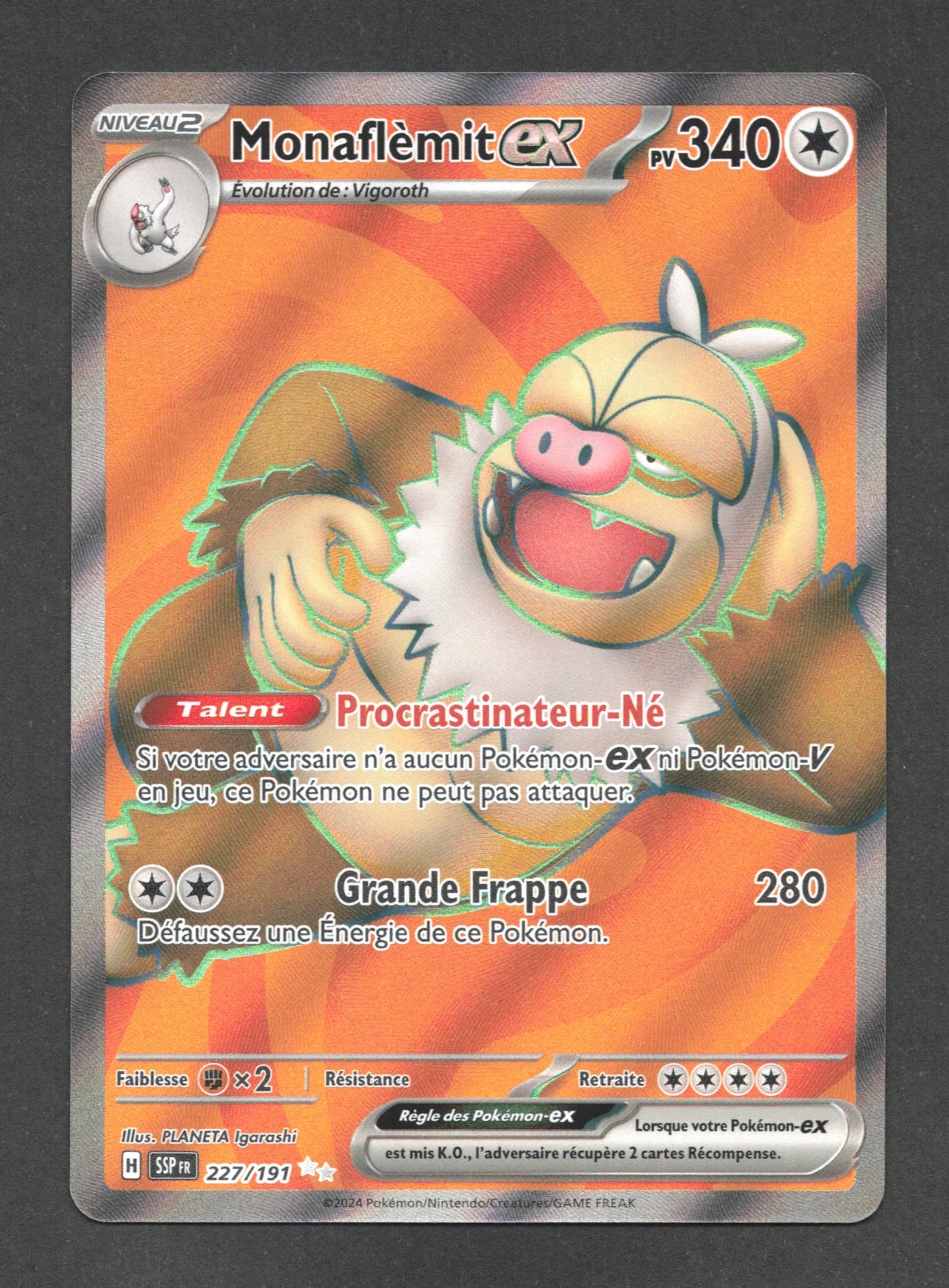 227/191 Monaflemit EX - Étincelles Déferlantes
