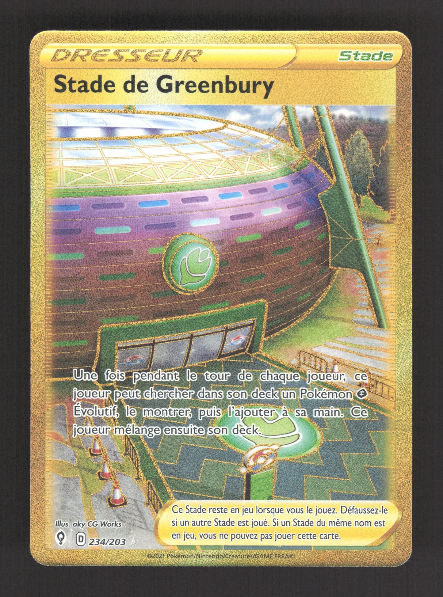234/203 Stade de Greenbury DRESSEUR - Évolution Céleste
