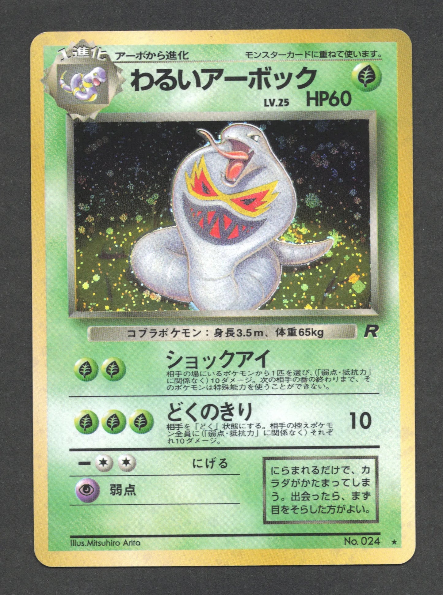 024 Arbok HOLO JP - Rocket Gang