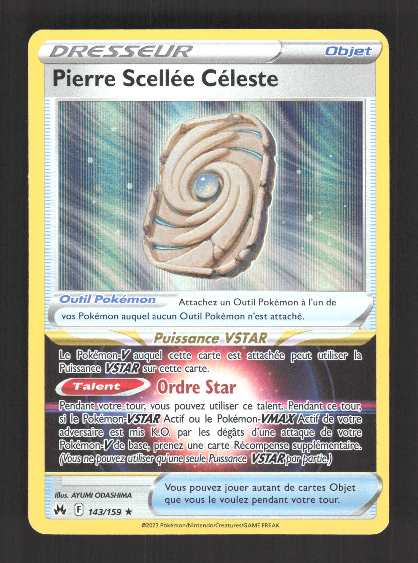 143/159 Pierre Scellee Celeste HOLO - Zénith Suprême
